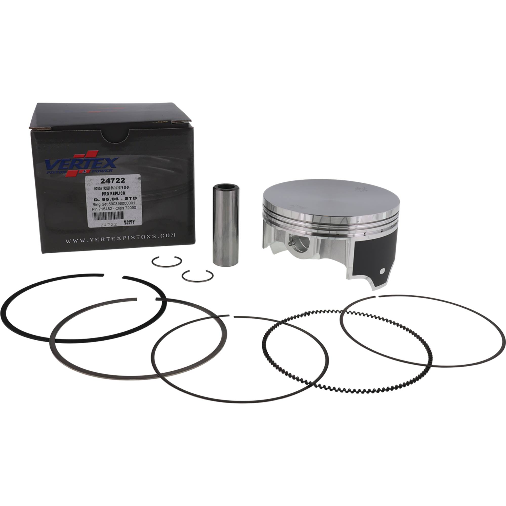 Forged Replica Piston Kit For Honda Pioneer 520 2021–2023, 2025; 24722