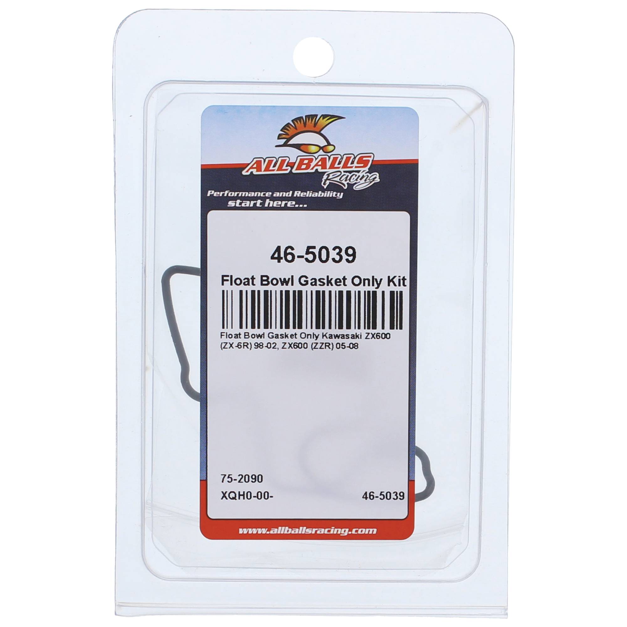 All Balls Float Bowl Gasket Only Kit (46-5039) for Kawasaki ZX600 (ZZR) 05-08