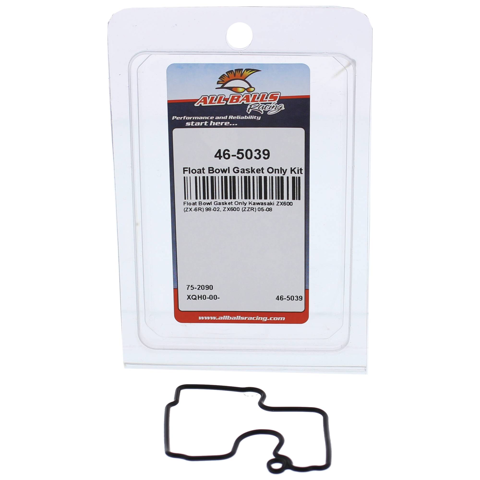 All Balls Float Bowl Gasket Only Kit (46-5039) for Kawasaki ZX600 (ZZR) 05-08