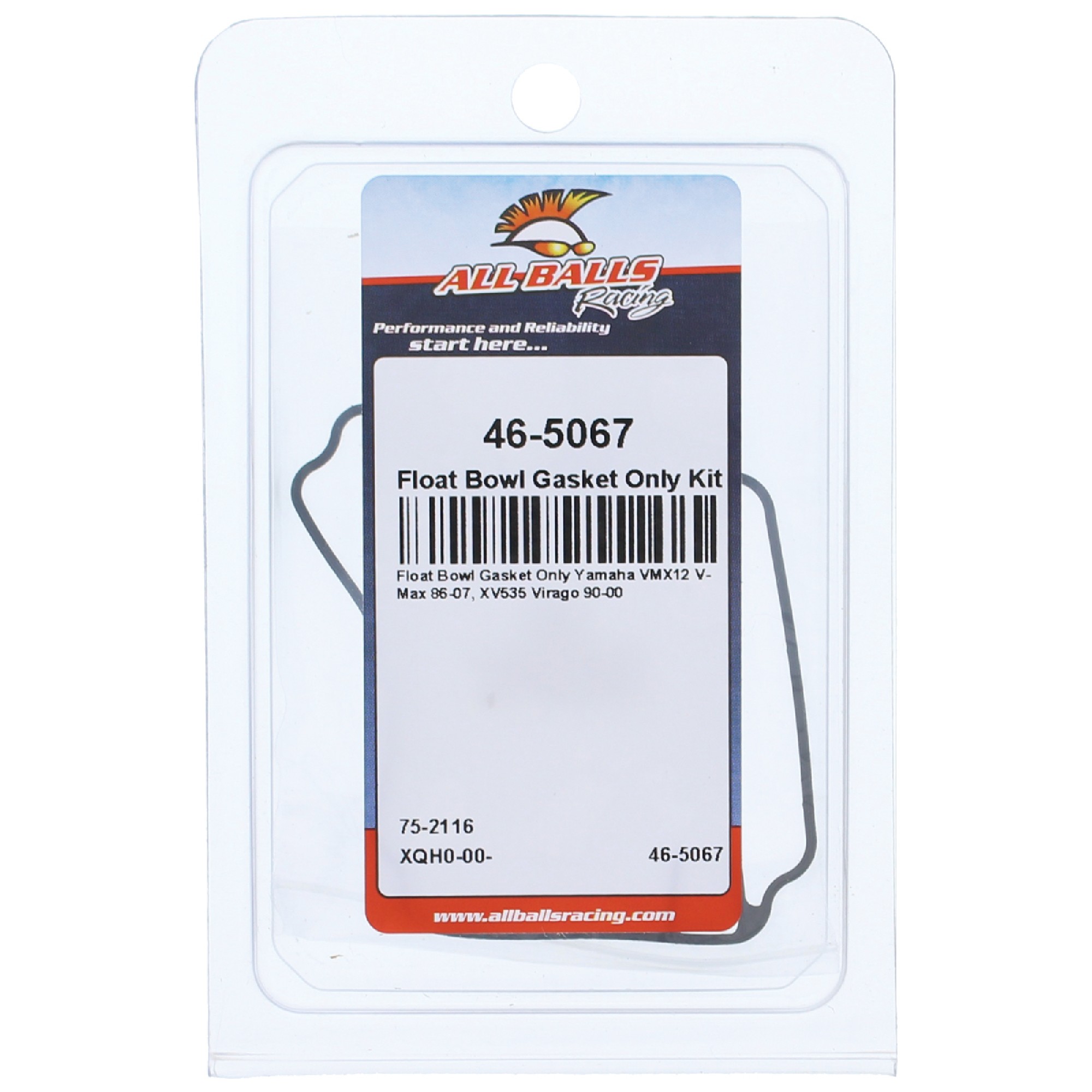 All Balls Float Bowl Gasket Only Kit (46-5067) for Yamaha XV535 Virago 90-00