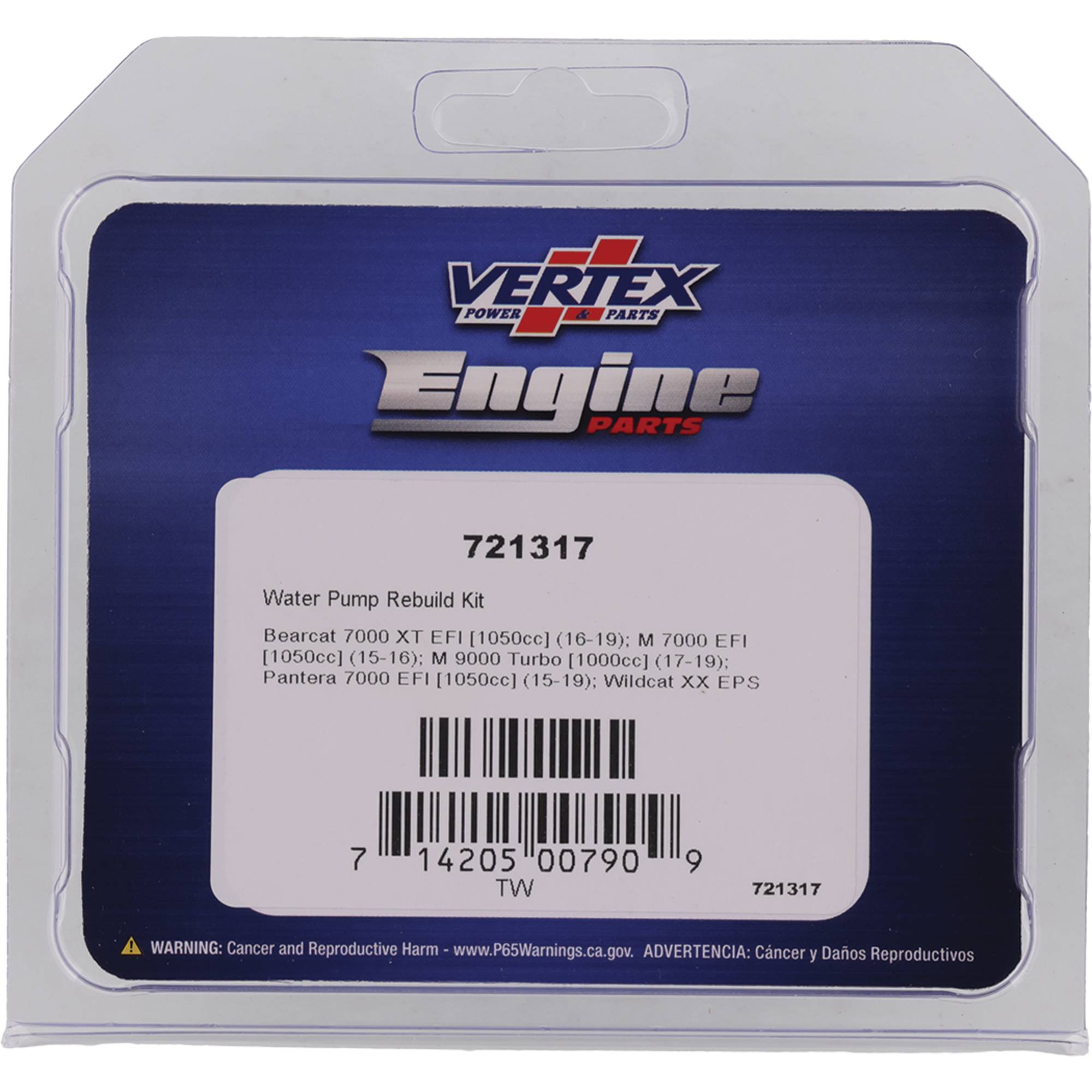 Vertex Water Pump Rebuild Kit (721317) for Arctic Cat Bearcat 7000 XT EFI 17-18