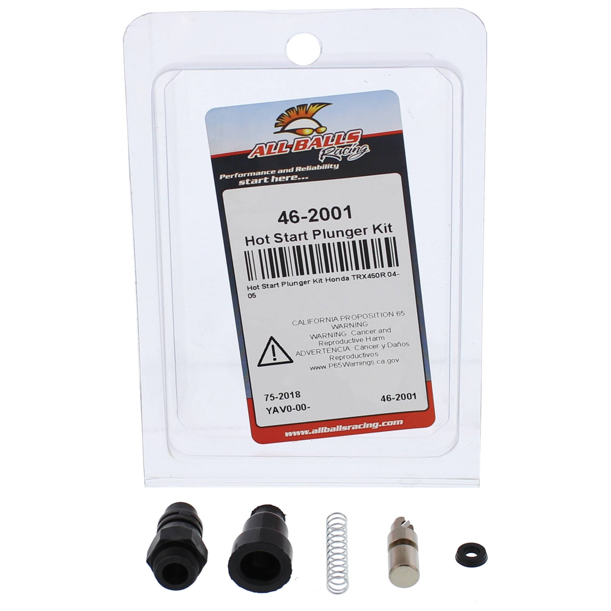 All Balls Hot Start Plunger Kit (46-2001) for Honda TRX450R 04-05