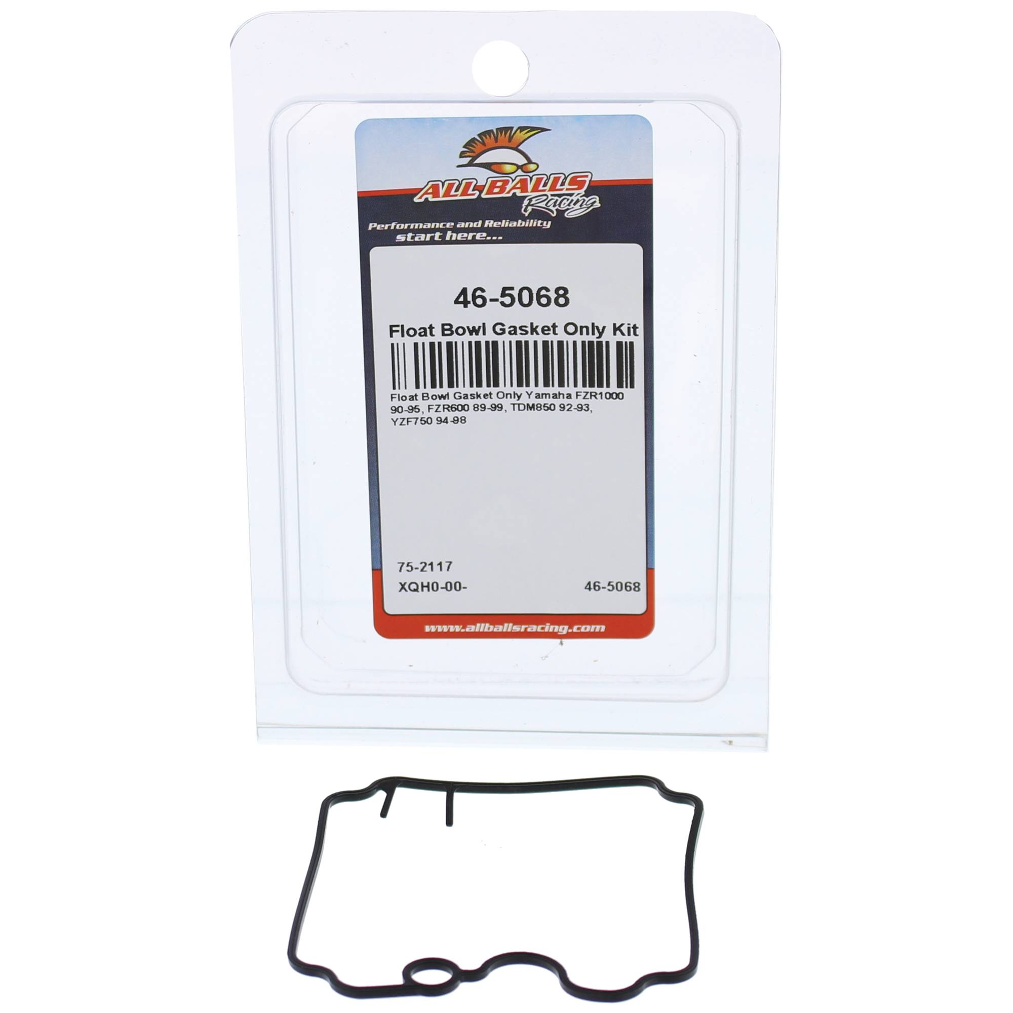 All Balls Float Bowl Gasket Only Kit (46-5068) for Yamaha TDM850 92-93