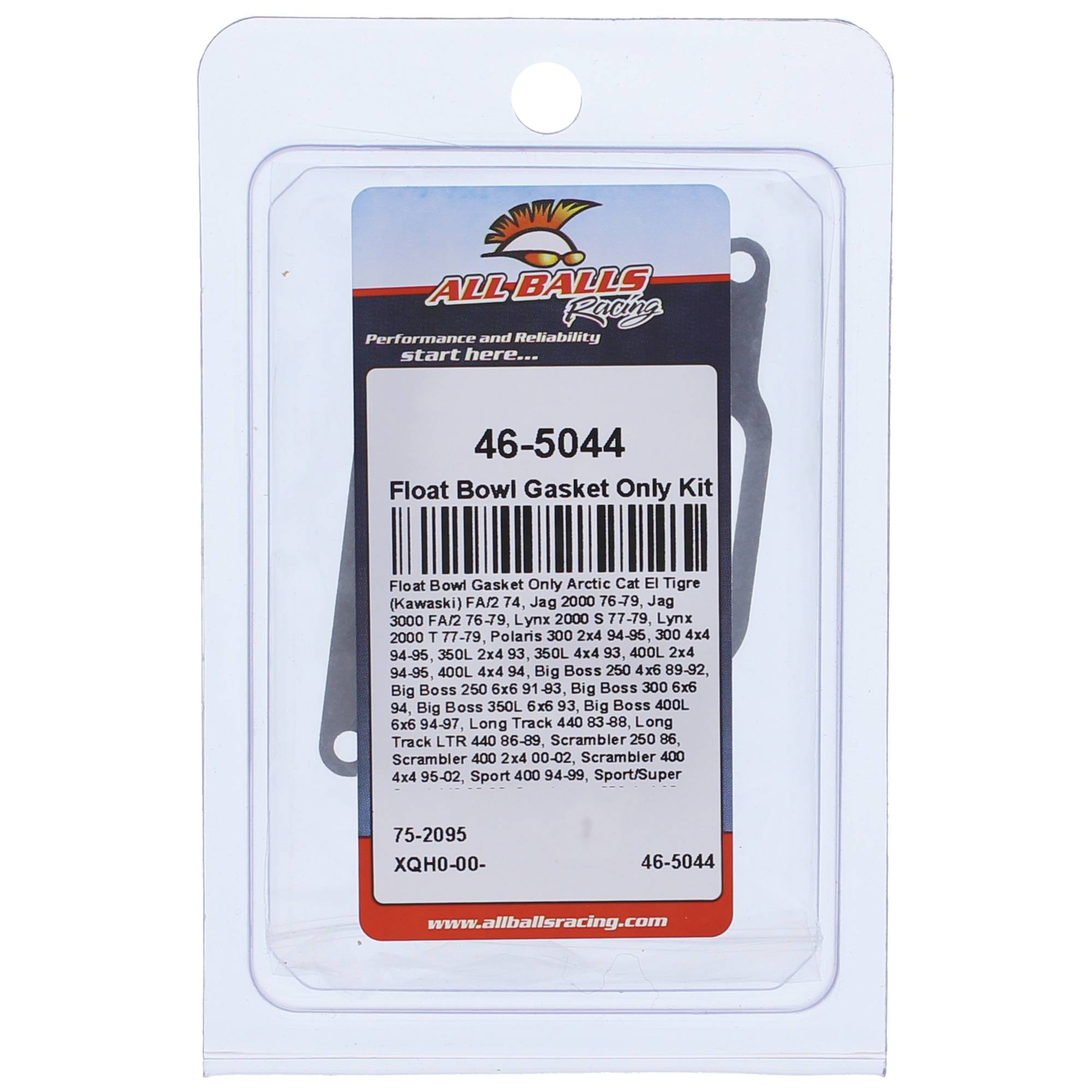 All Balls Float Bowl Gasket Only Kit (46-5044) for Arctic Cat Lynx 2000 S 77-79