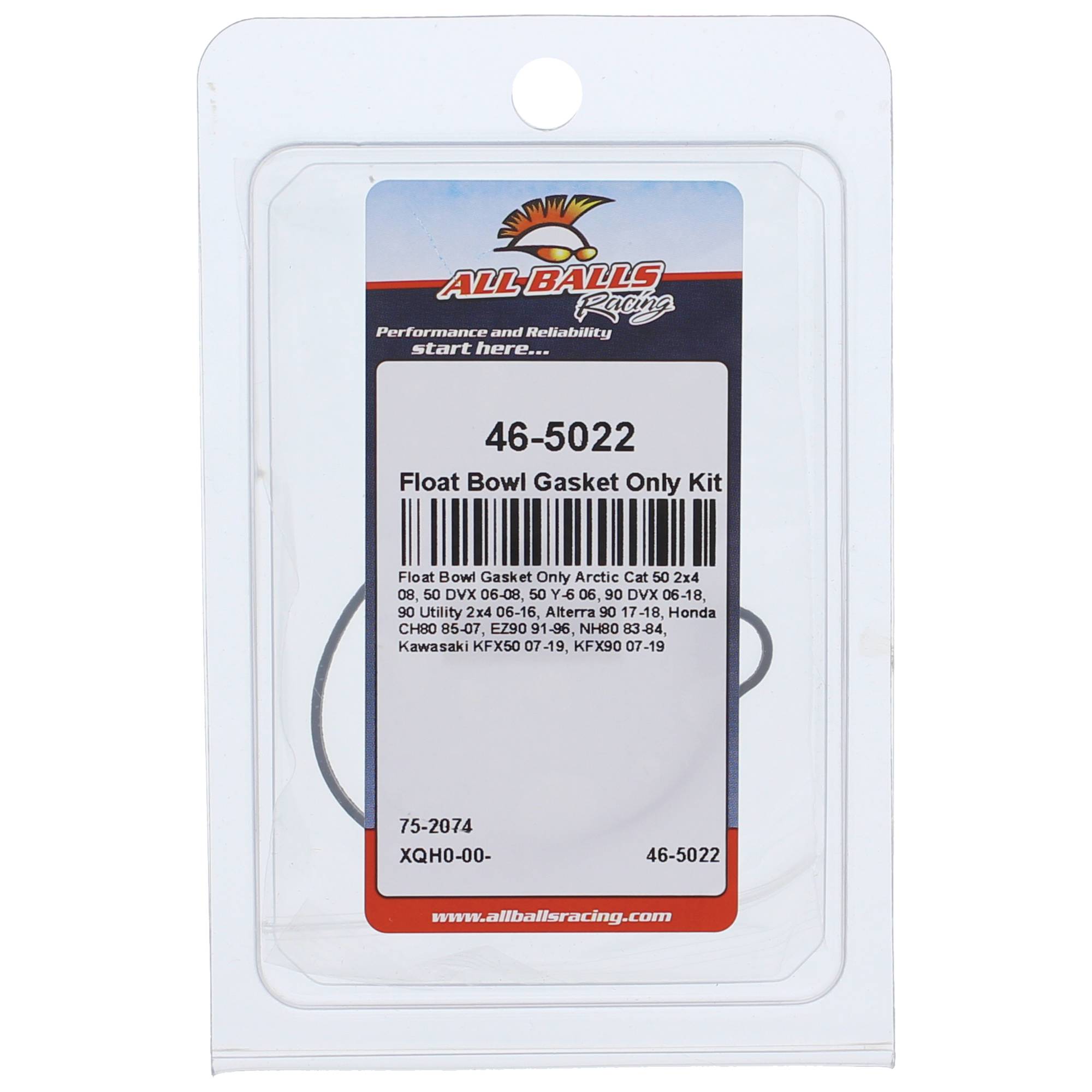 All Balls Float Bowl Gasket Only Kit (46-5022) for Arctic 50 Y-6 06
