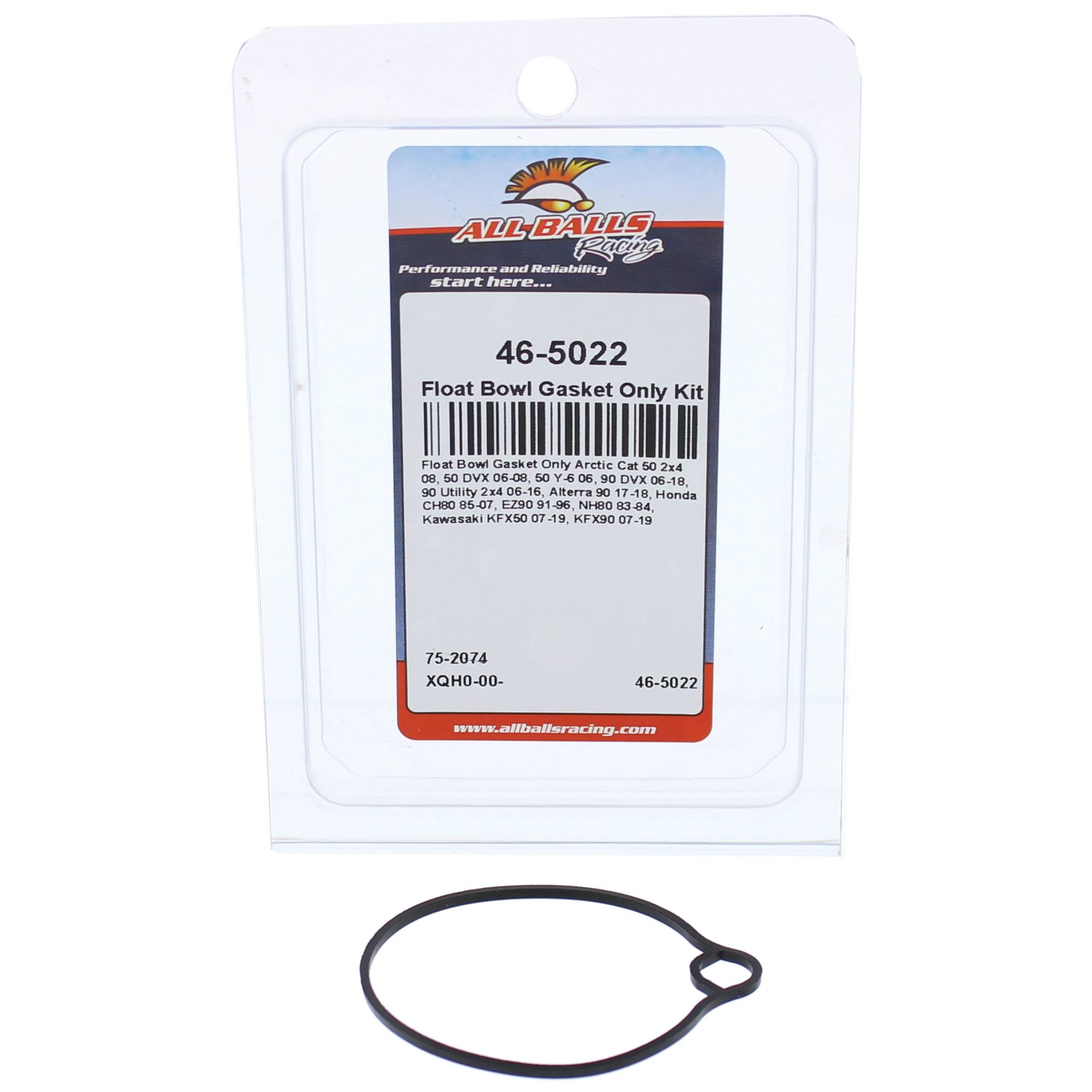 All Balls Float Bowl Gasket Only Kit (46-5022) for Arctic 50 Y-6 06