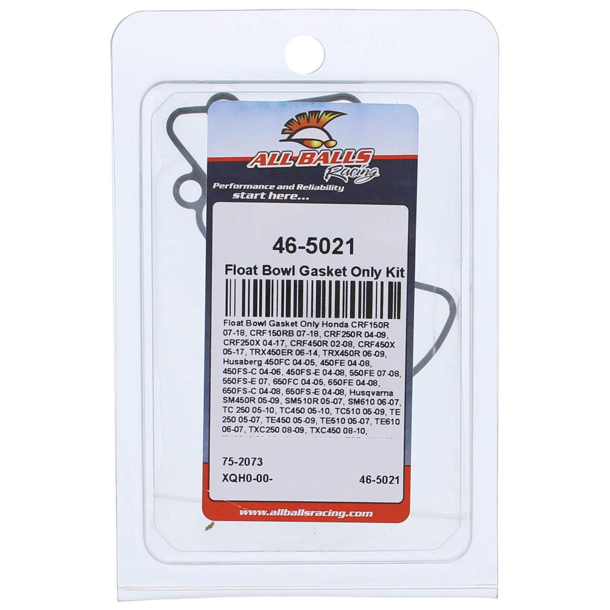 All Balls Float Bowl Gasket Only Kit (46-5021) for Suzuki RMZ250 04-09