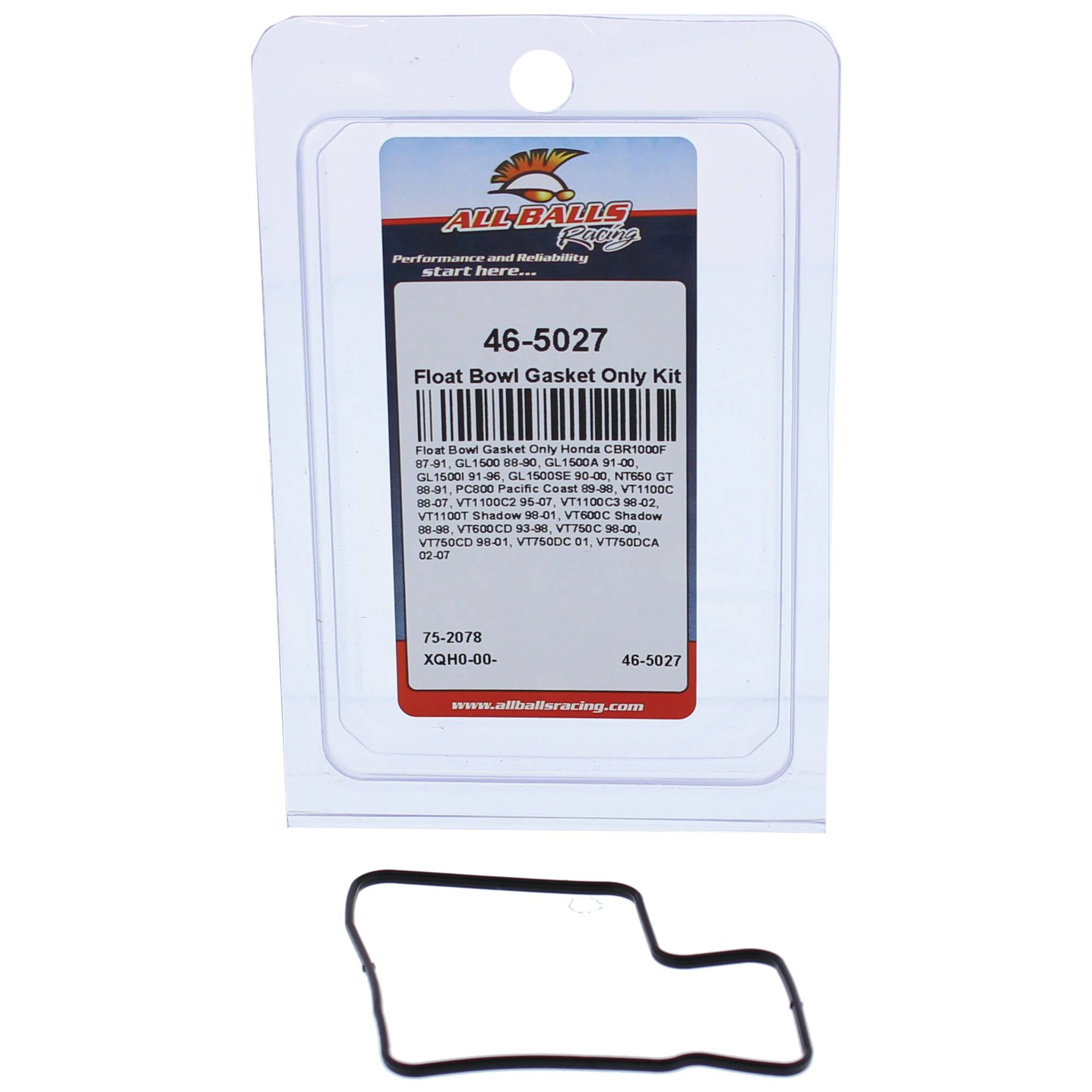 All Balls Float Bowl Gasket Only Kit (46-5027) for Honda CBR1000F 87-91
