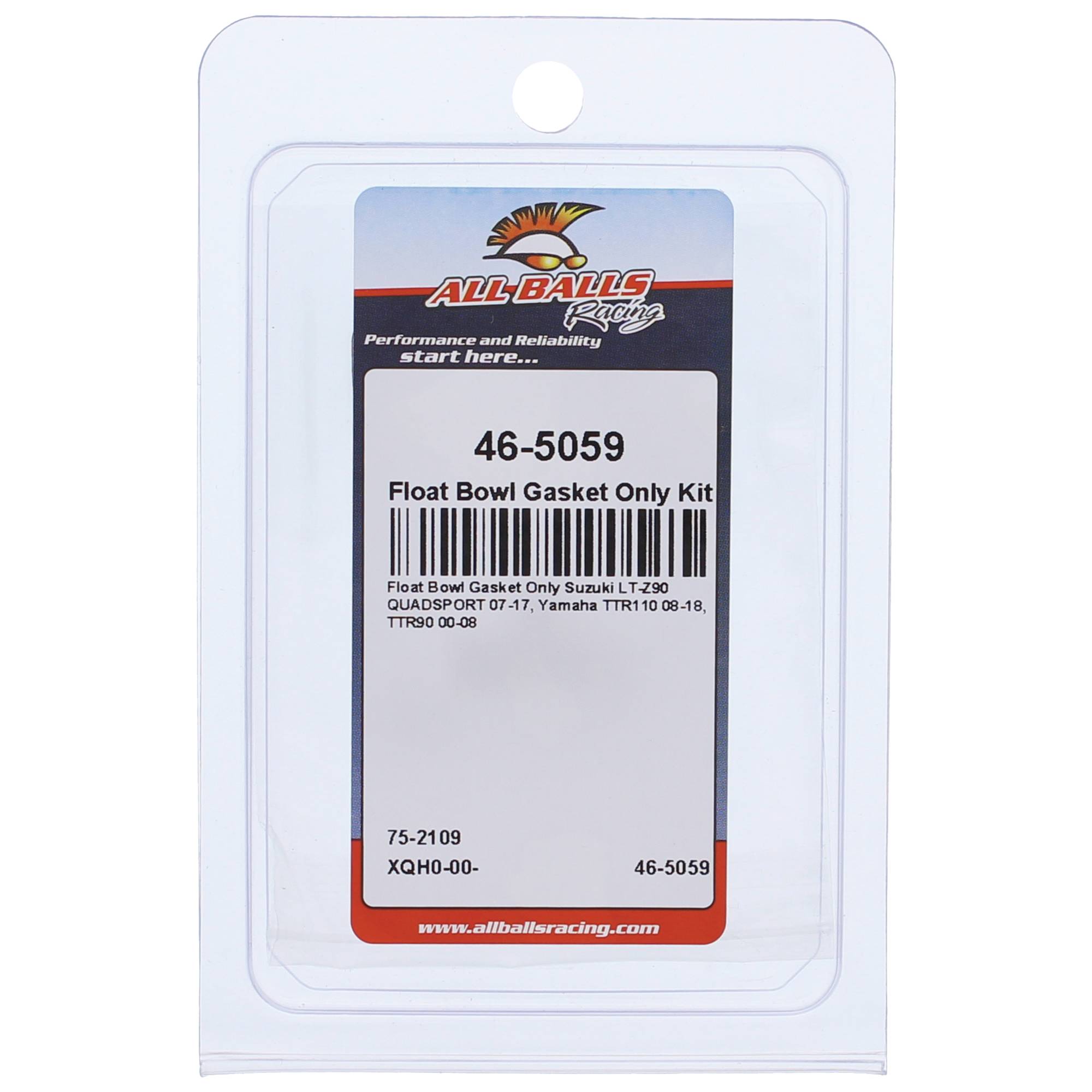 All Balls Float Bowl Gasket Only Kit (46-5059) for Yamaha TTR90 00-08