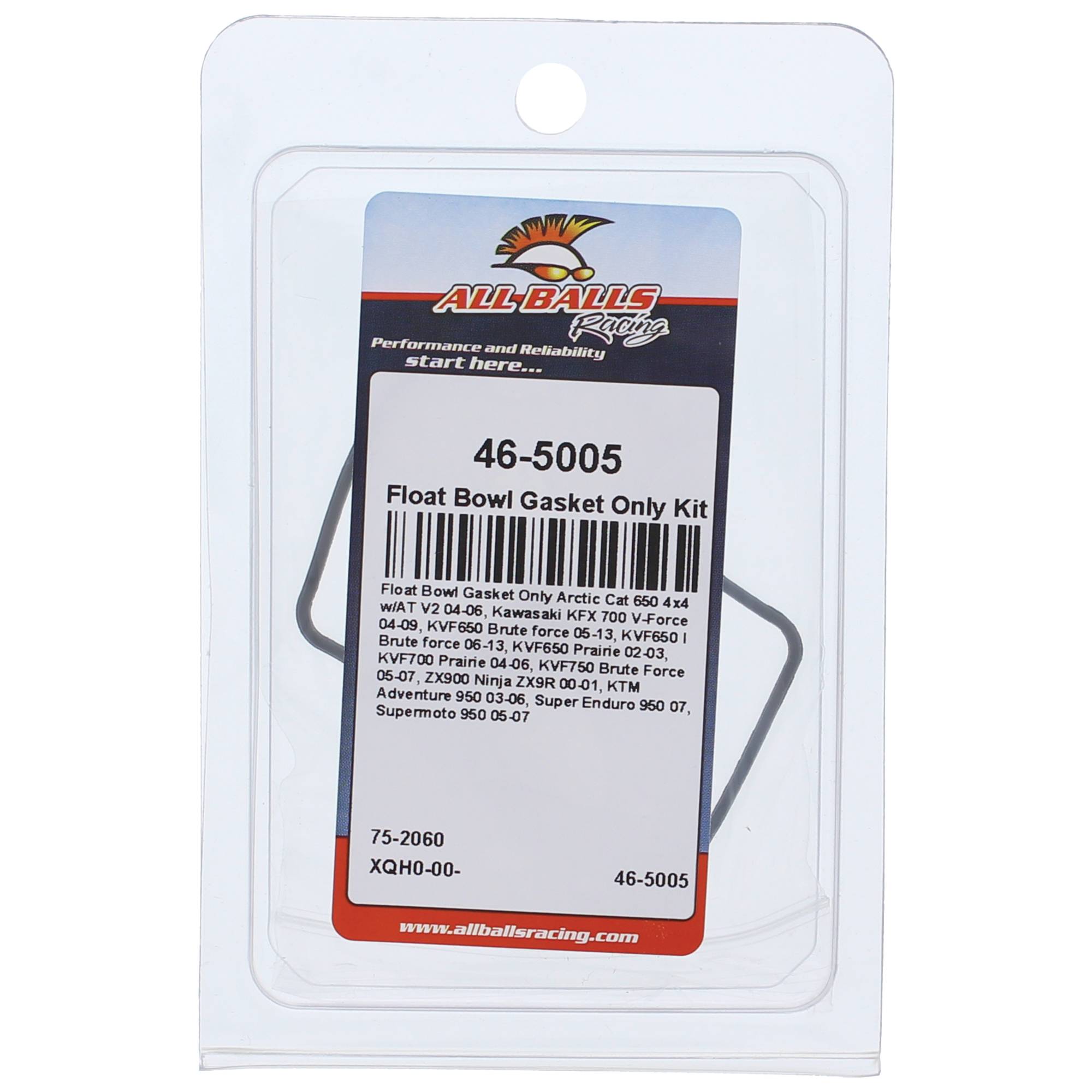 All Balls Float Bowl Gasket Only Kit (46-5005) for Arctic Cat 650 4x4 w/AT V2