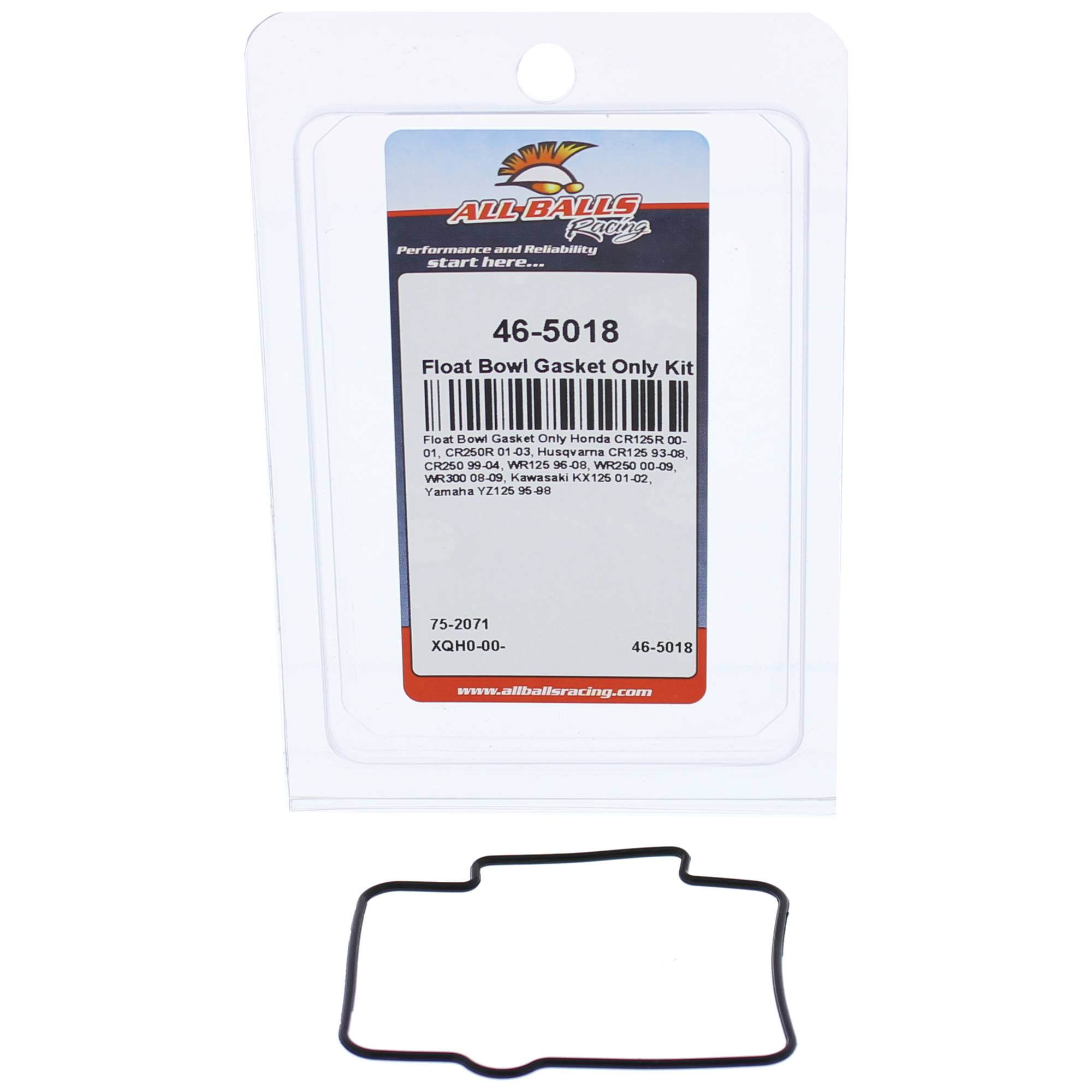 All Balls Float Bowl Gasket Only Kit (46-5018) for Kawasaki KX125 01-02