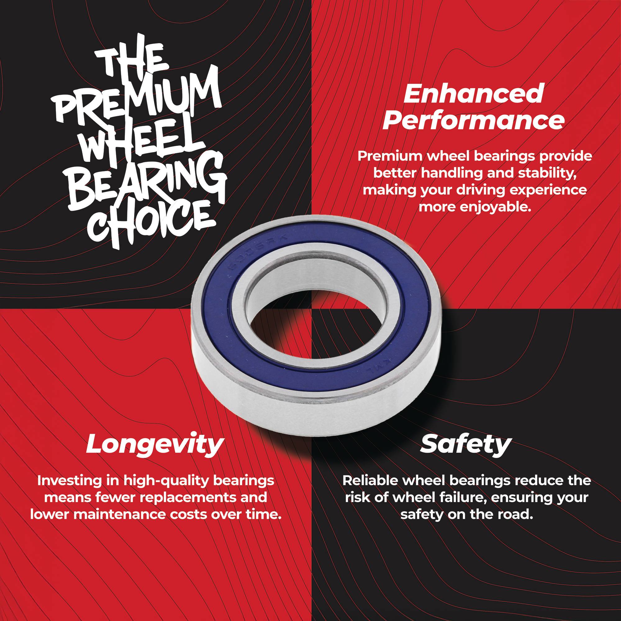 All Balls Wheel Bearing Kit Rear Buell Firebolt XB12R 05-09, 25-1627