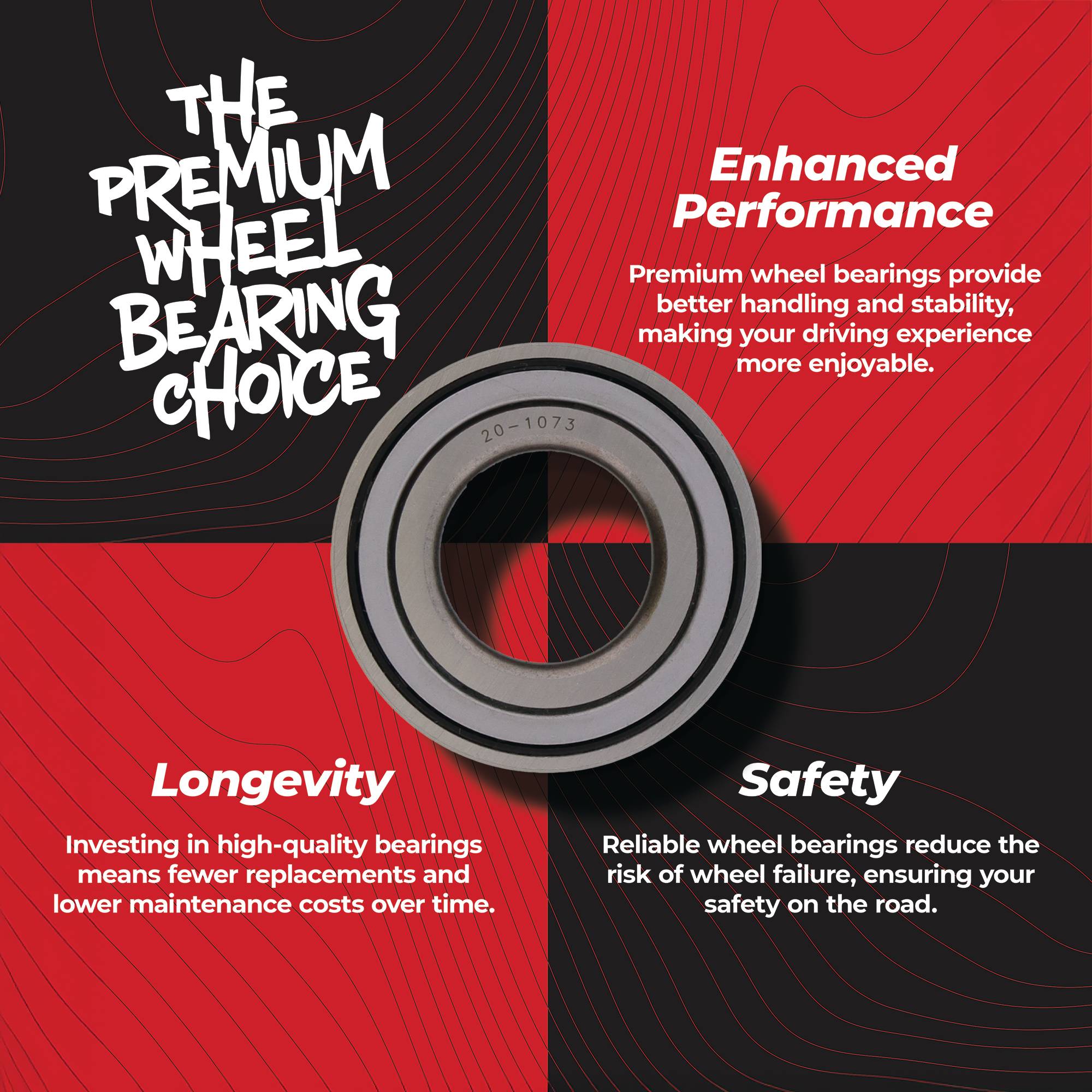 All Balls Wheel Bearing Kit Front for Honda TRX420 FA IRS 15-17, 25-1688