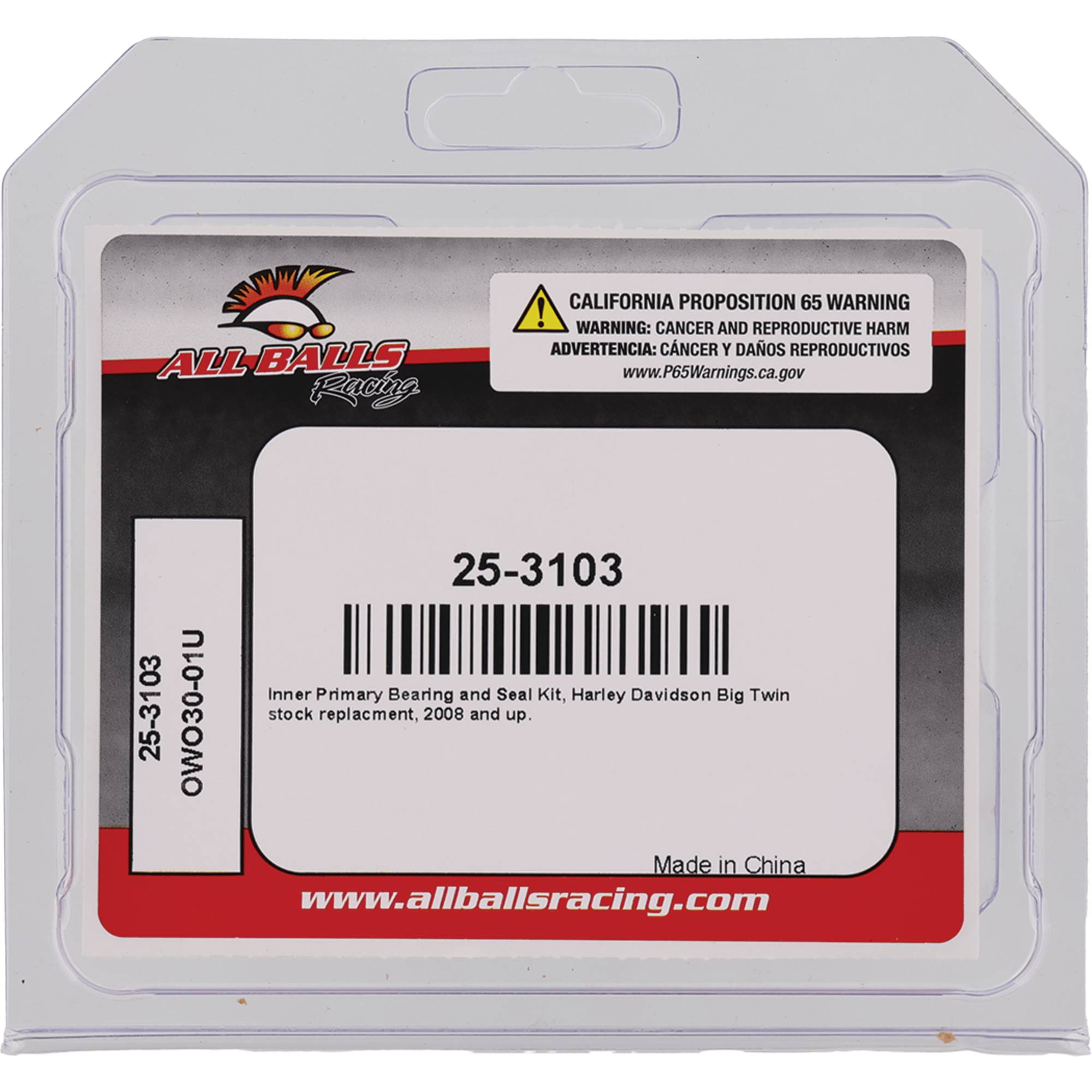 Inner Primary Bearing & Seal Kit OEM style Harley FLD Dyna Switchback 25-3103