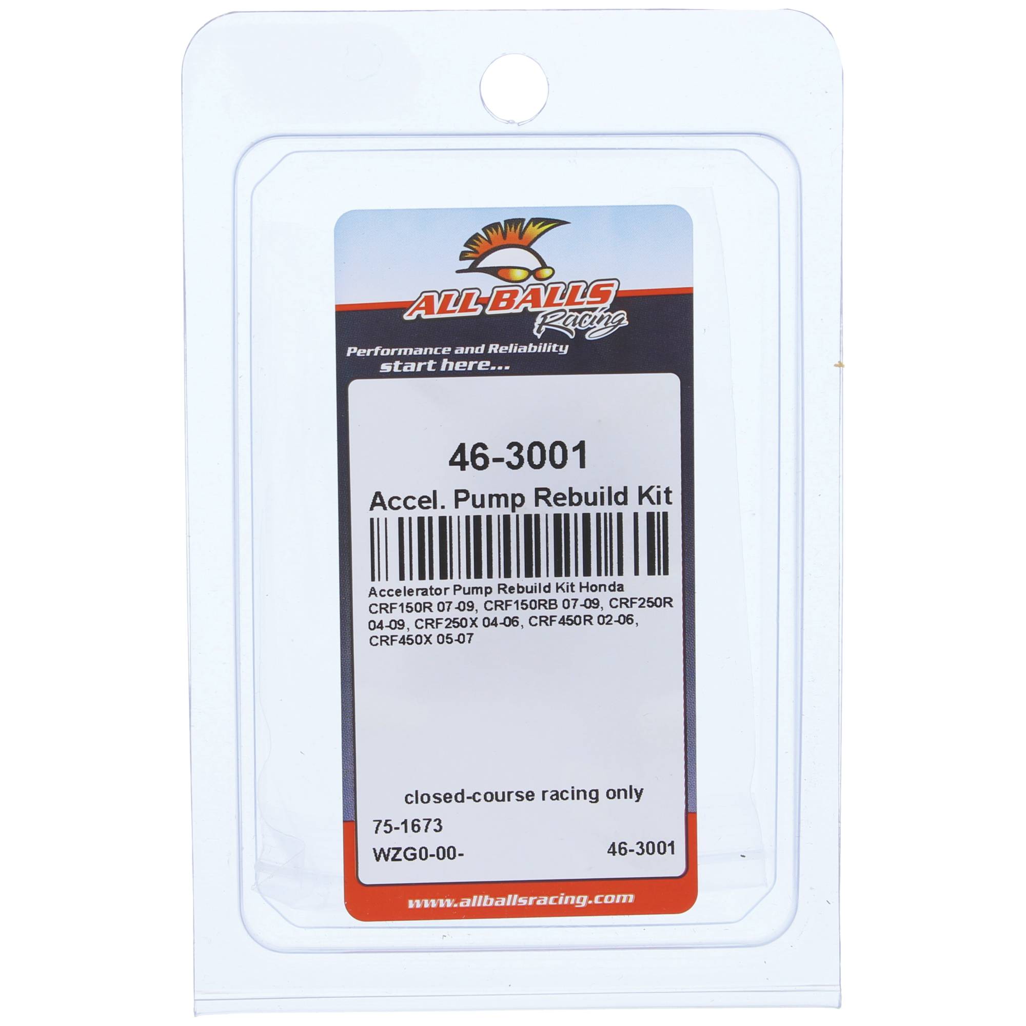 All Balls Accelerator Pump Rebuild Kit for Honda CRF 150 RB Big Wheel 07-09