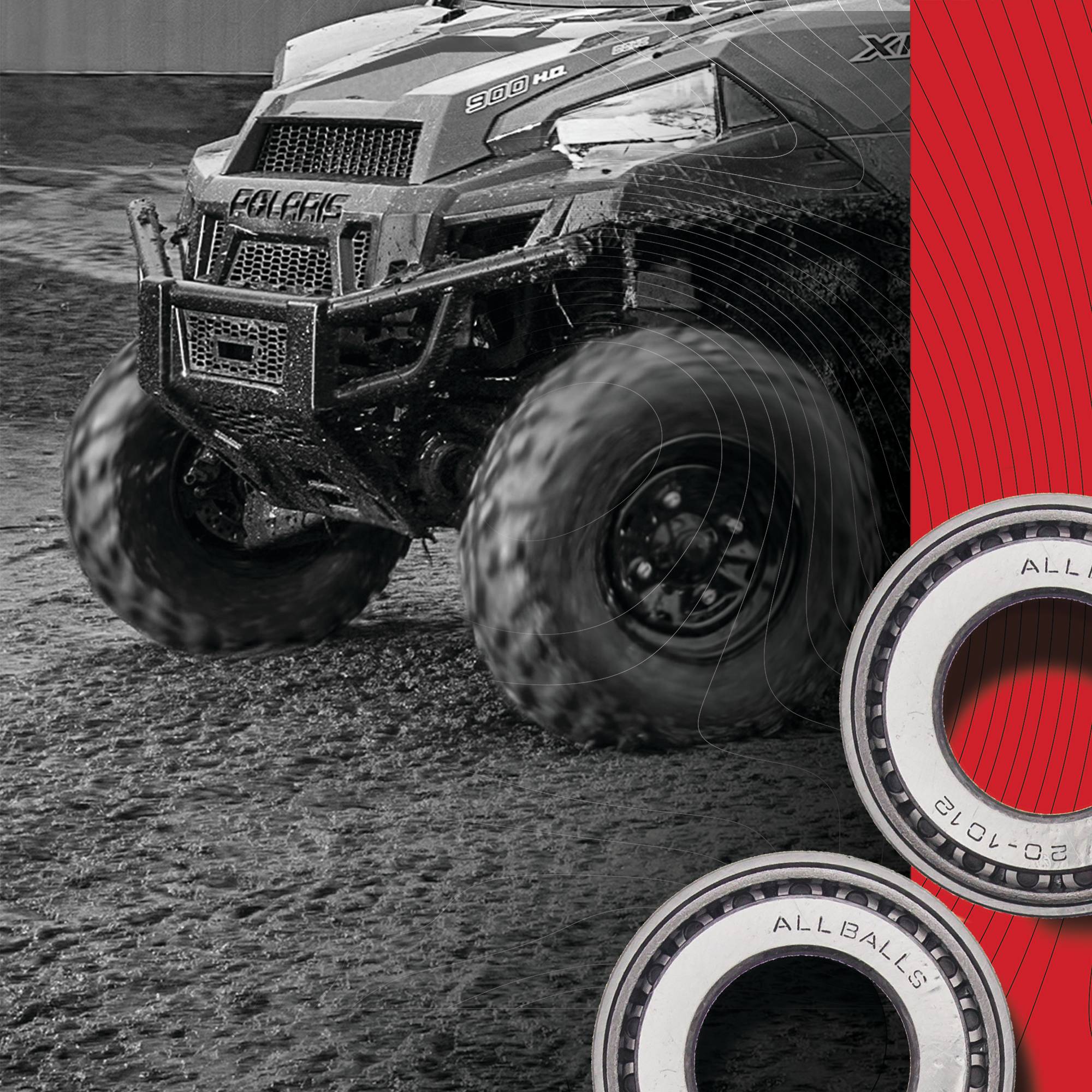 All Balls Wheel Bearing Seal Kit for Polaris