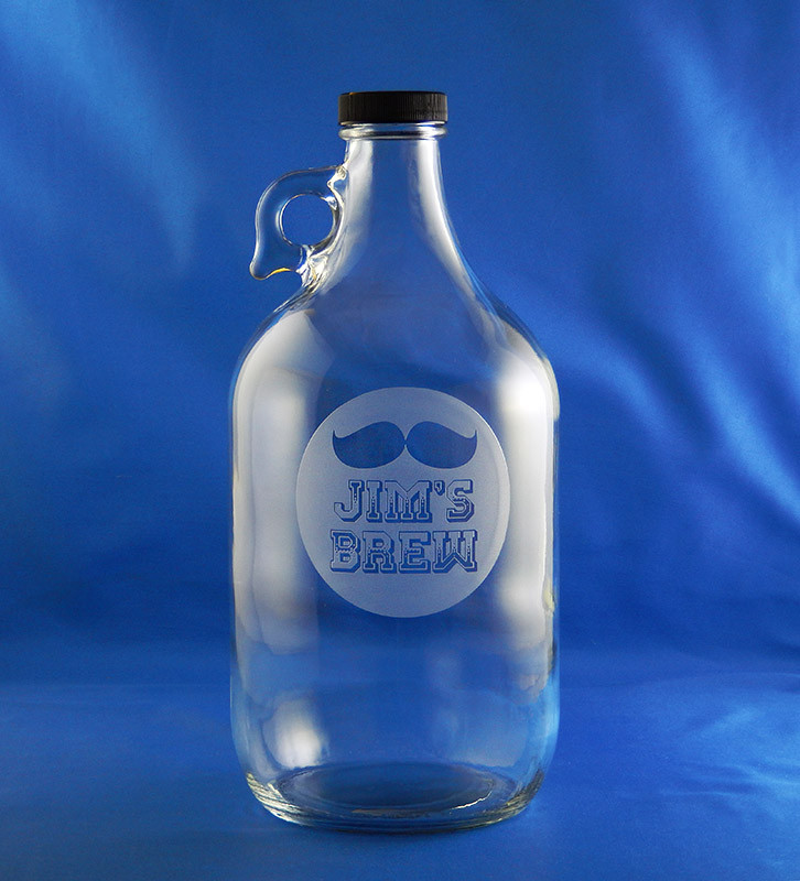 Personalized Beer Growler great Wedding gift The Crystal Shoppe.