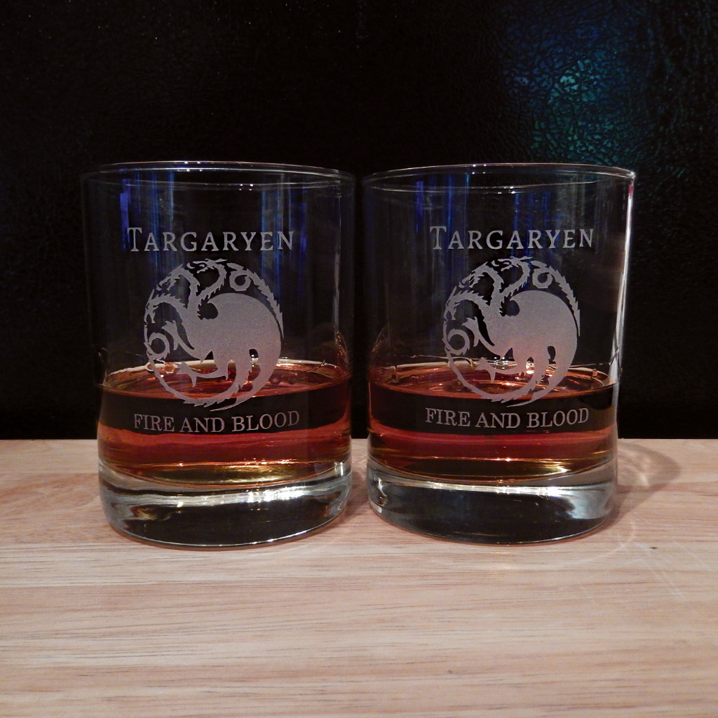 Personalized Game of Thrones DOF Glass Pair