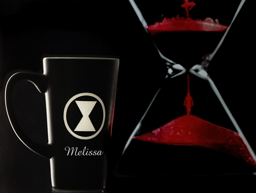 Personalized Black Widow Coffee Mug