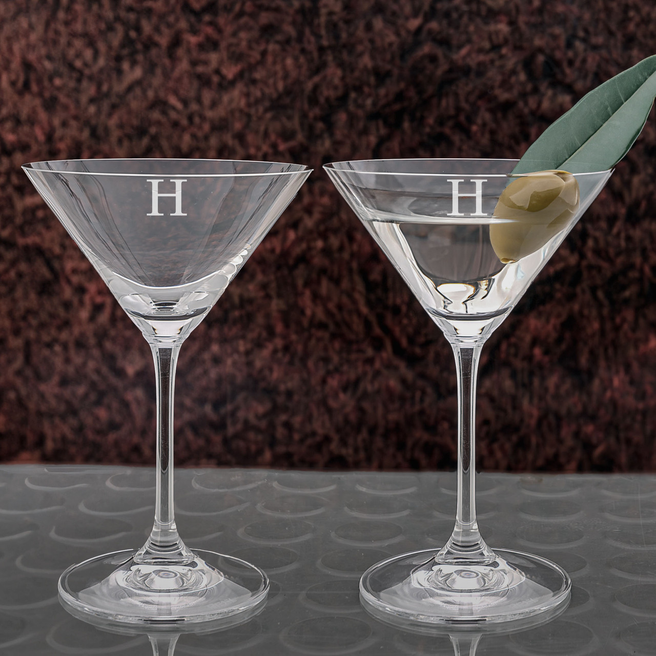 Personalized Riedel Martini Glasses Great Birthday Gift The Crystal
