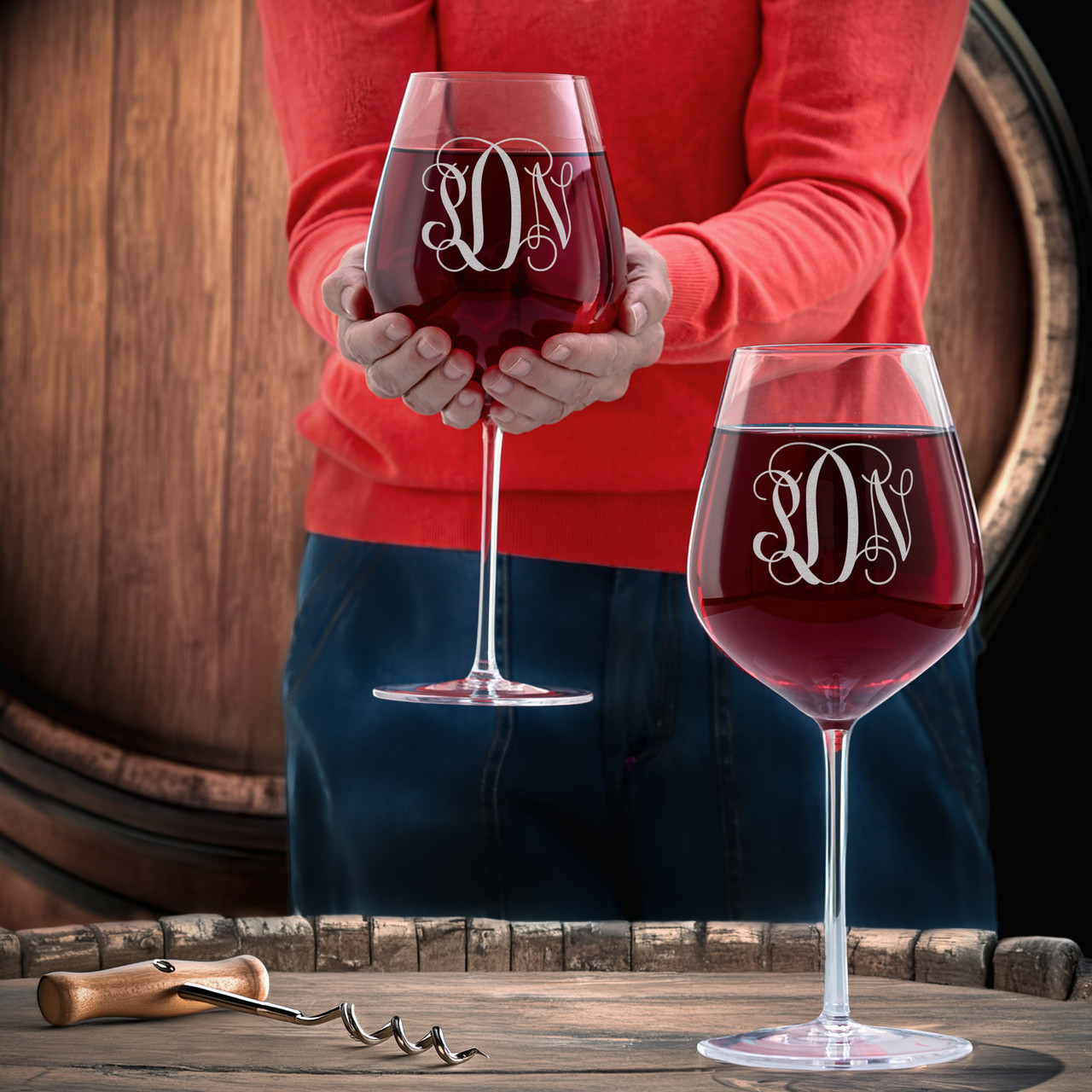 The Crystal Shoppe Wine Glasses