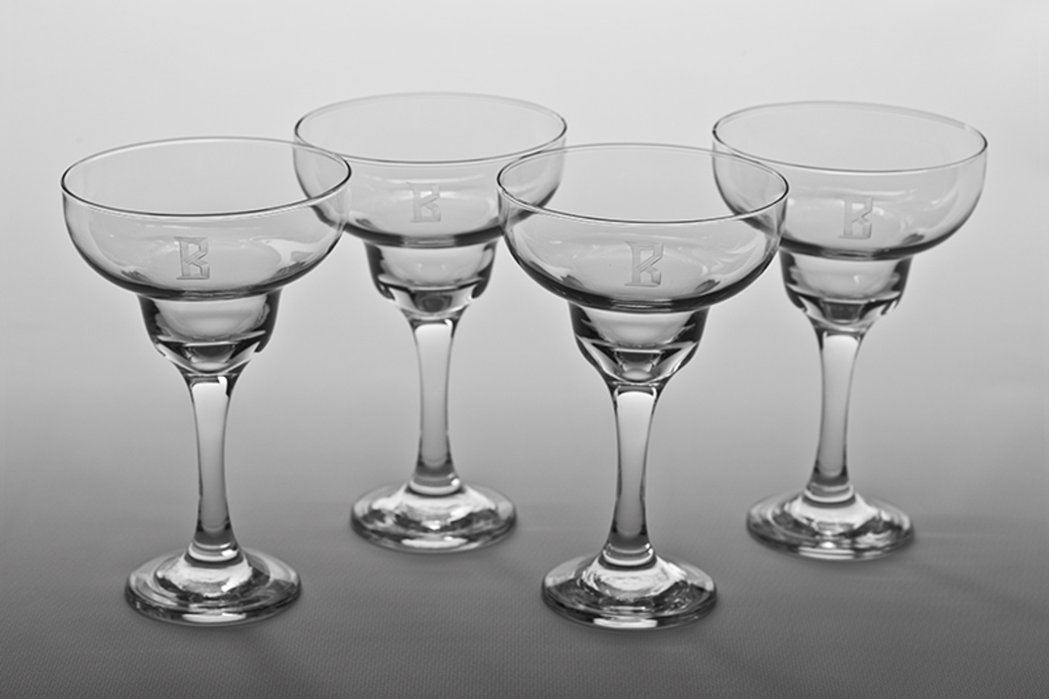 Personalized Engraved Margarita Martini Brandy Glasses