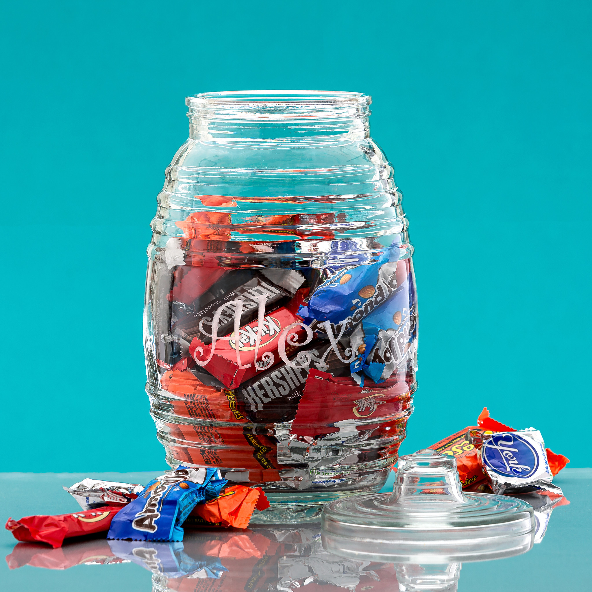 Personalized candy jar, teachers Gift, childrens Gift, The Crystal Shoppe.
