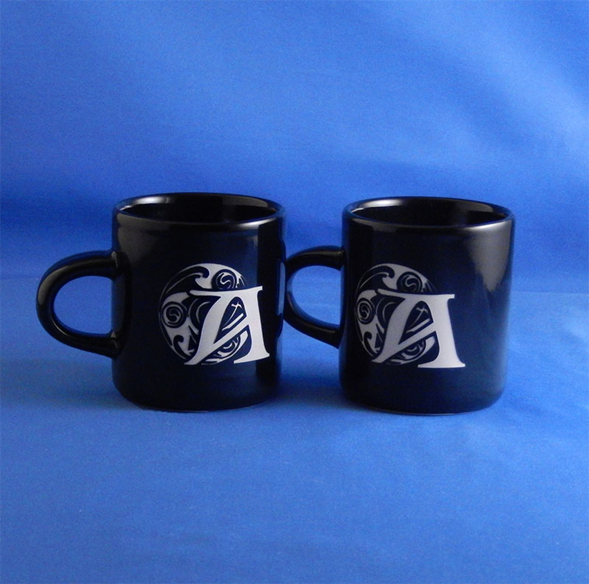 Monogrammed Mini Espresso Mugs, Set of 2