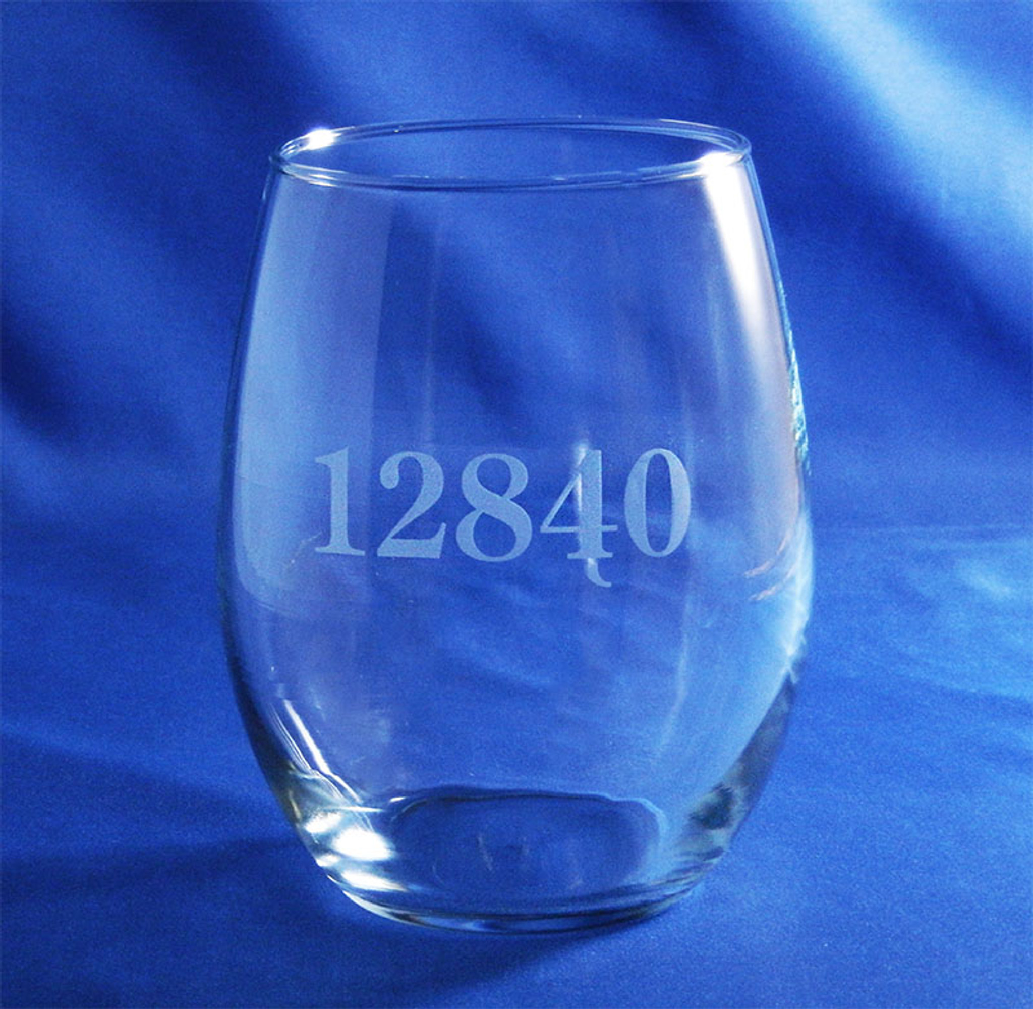 Personalized Stemless Wine Glass