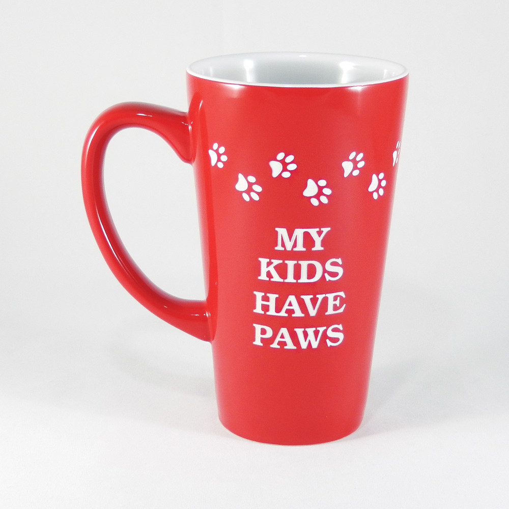my kids have paws cup