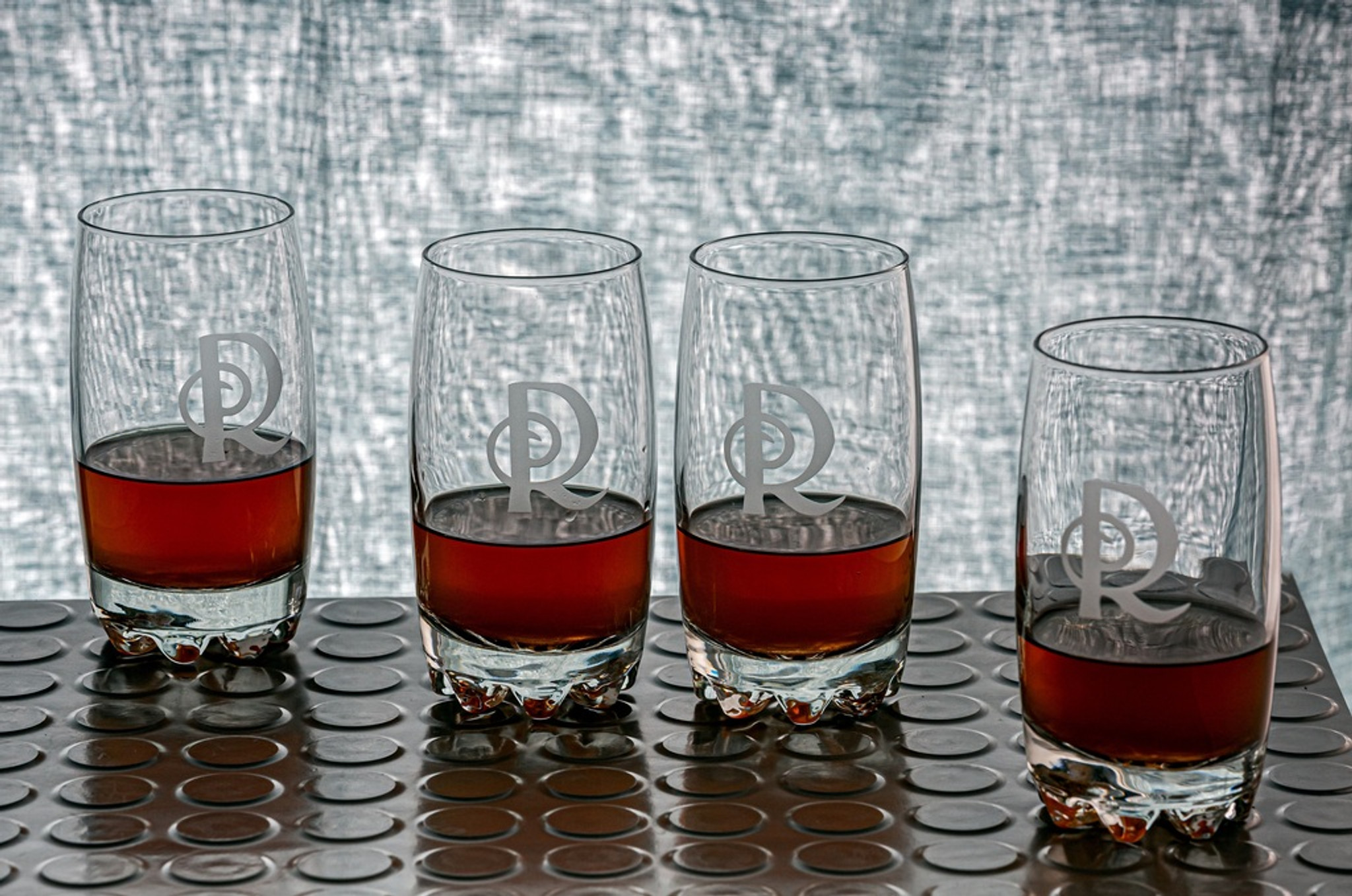 Starburst Cocktail Glasses, Monogrammed, Set/6