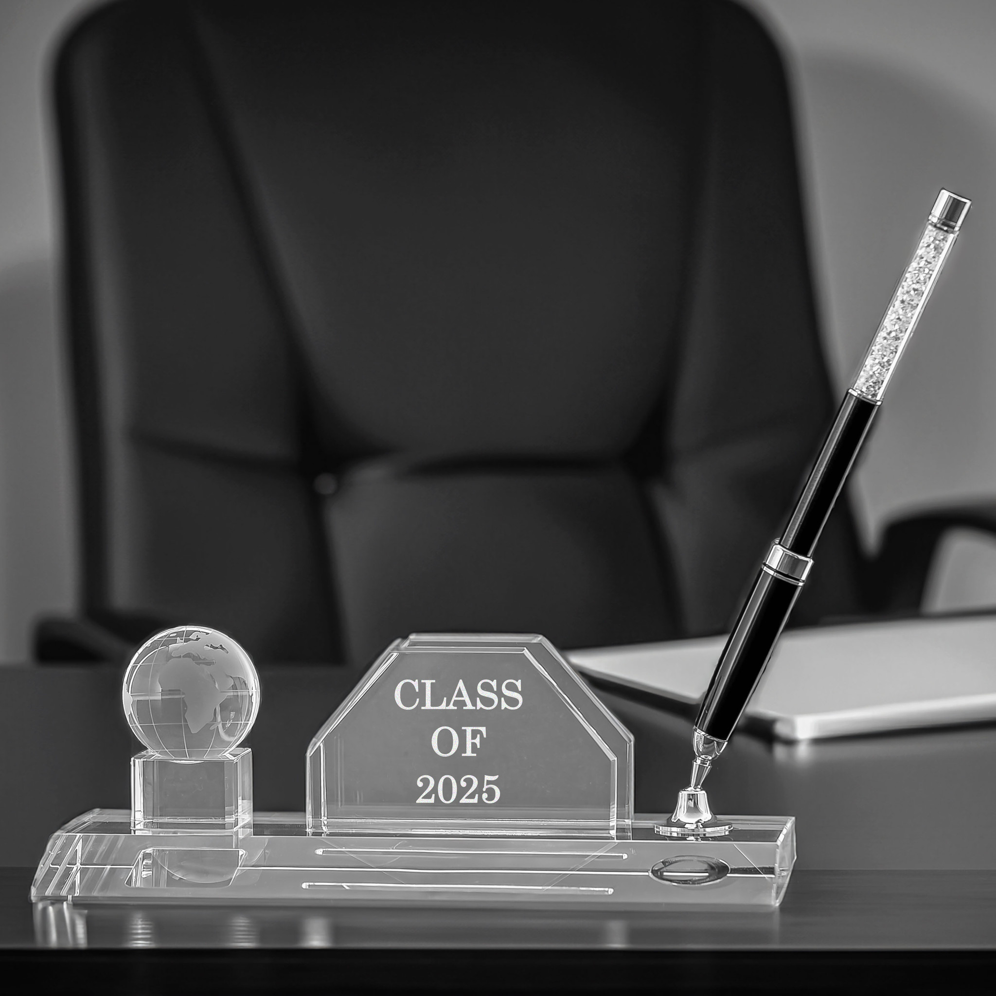 Supreme Personalized Desk Set - The Crystal Shoppe