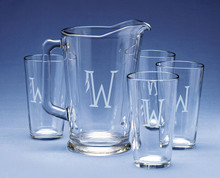 Monogrammed Pub Set