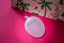 Personalized Egg Ornament