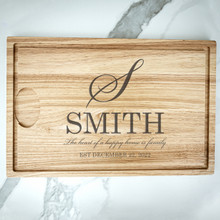 Personalized & Engraved Charcuterie and Chopping Board