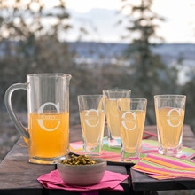 Corcoran Etched Drinks Set, 5-Pces  $85