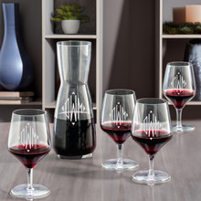 Chillax Monogrammed Wine Set, 5-pces.