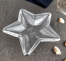 Etched Crystal Star Platter