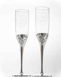 Grandeeza Wedding Glasses, Wedding Gift, The Crystal Shoppe.