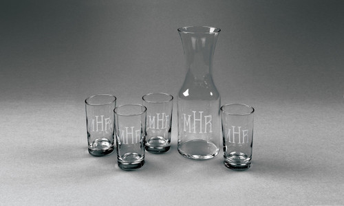 Personalized Carafe Juice Set