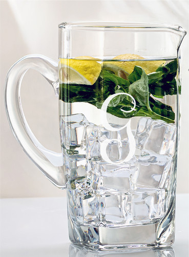Monogrammed Martini Pitcher