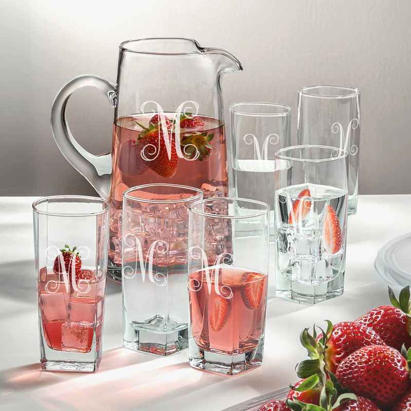 Monogrammed Sterling 7-pce Set