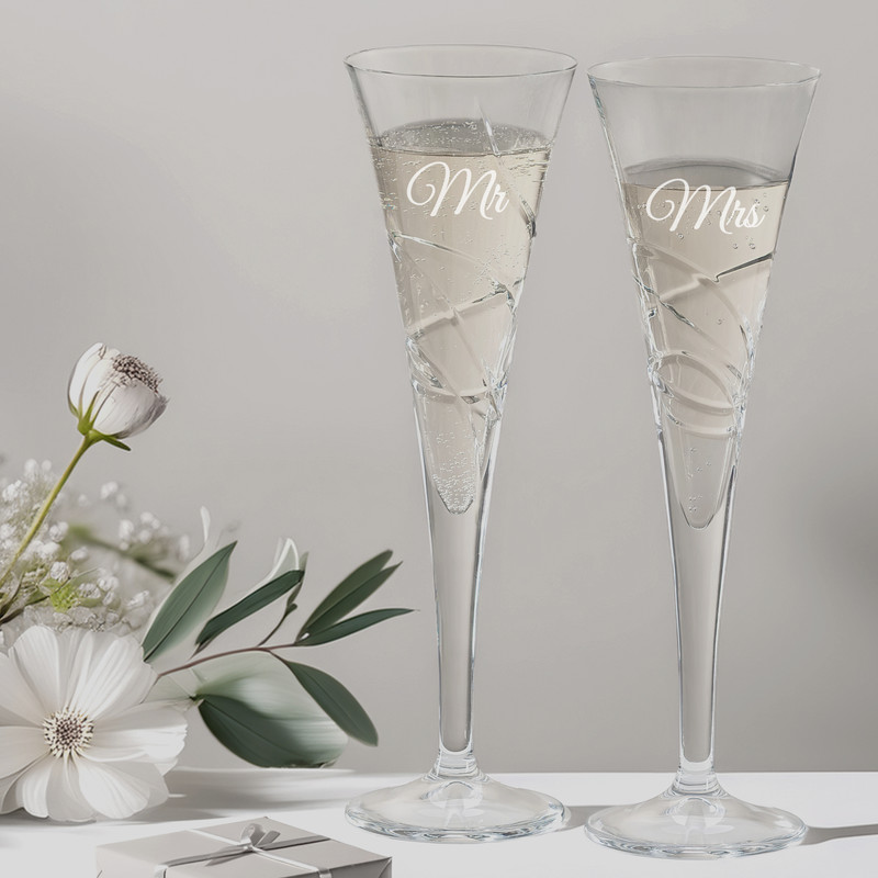 Adorn Crystal Toasting Glasses by Lenox