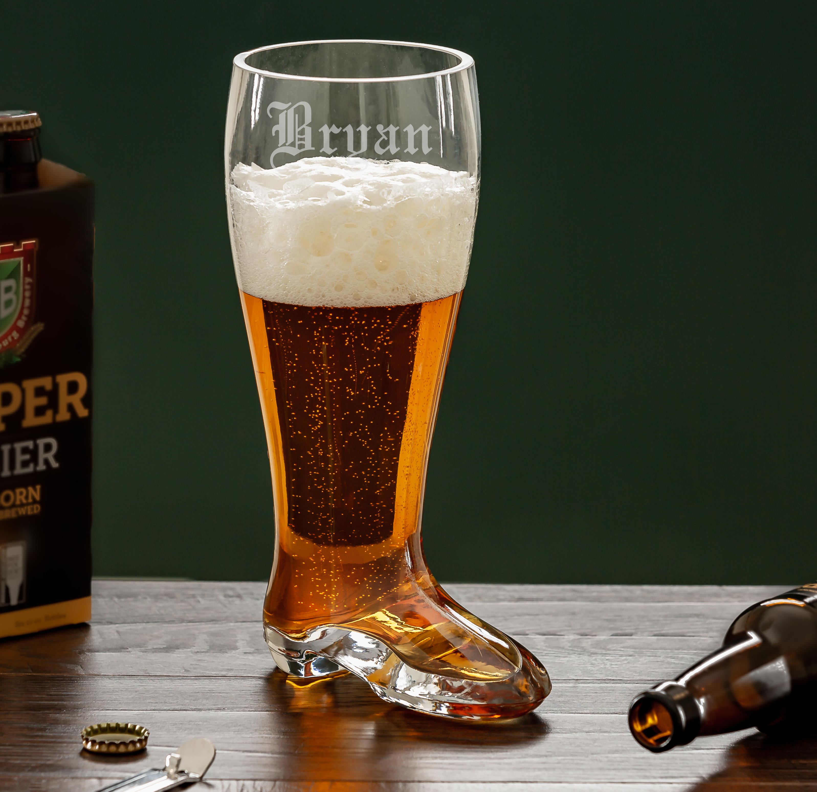 German Das Boot Glass Beer Boots: personalized & custom