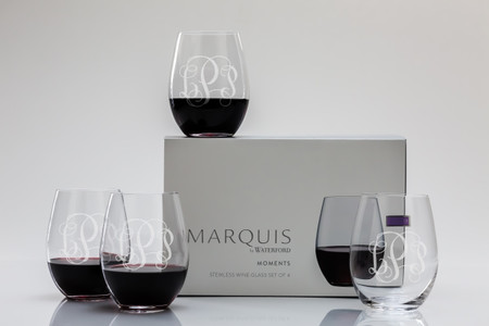 Personalized Crystal Glasses Wedding Gift | The Crystal Shoppe