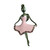 Ballerina Enamel Paint Pin/Brooch Pink