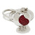 Pomegranate Key Chain Vertical Shot