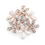 Sparkling Rhinestone Floral Embellishment