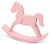 WOODEN ROCKING HORSE - Baby Blue