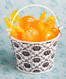 Metal Damask Design Pails